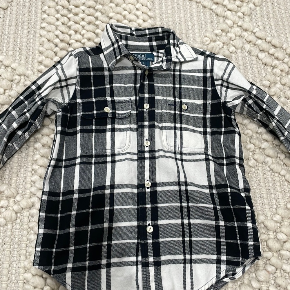 Polo Ralph Lauren Flannel Sz 4